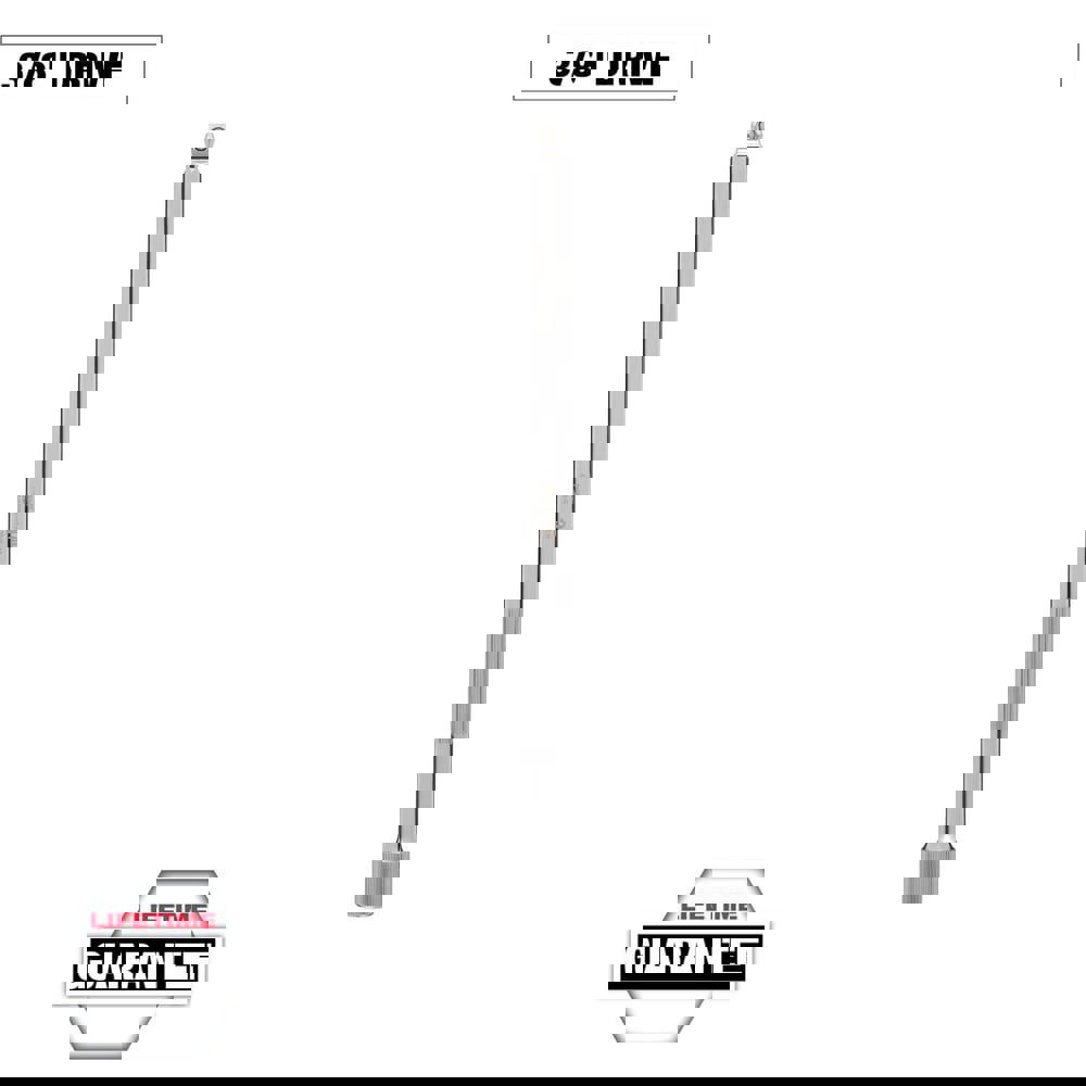 Socket Extensions; Tool Type: Wobble Extension ; Extension Type: Wobble ; Drive Size: 3/8 (Inch); Finish: Chrome ; Overall Length (Inch): 10 ; Material: Vanadium Steel